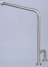 -50 SERIES TWO WAY WHEELCHAIR BAR - 40 SERIES U SHAPED SHOWER BAR -5 SERIES 90 DEGREE ANGLE LEFT or RIGHT Grab Bars Standard dimensions: 36" W x 54" D (91 x 137cm), 18-gauge (1.