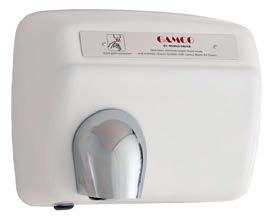 DR-510 ADA COMPLIANT HAND DRYER DR-5708 CAST IRON HAND DRYER One-piece, aluminum die-casting with white epoxy enamel finish. culus listed.