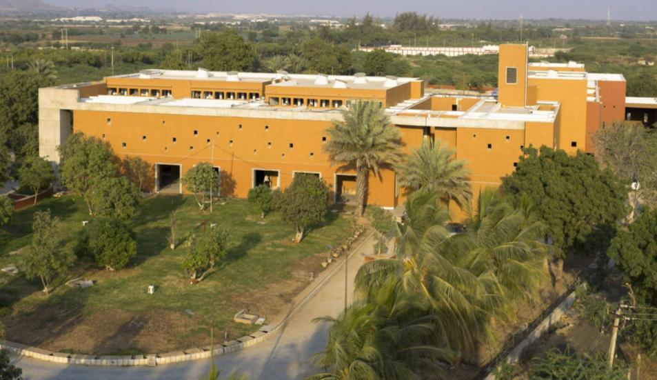 The Living and Learning Design Centre (LLDC) is located in a nine-acre campus in Ajrakhpur, Kutch.