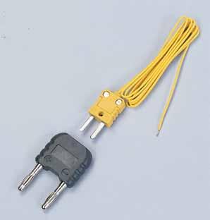 Thermocouple Measures up to 1500 F (816 C) K-type thermocouple plugs into digital multimeter voltage jacks with 61-465 adapter 61-461 Beaded K-type Thermocouple 61-461