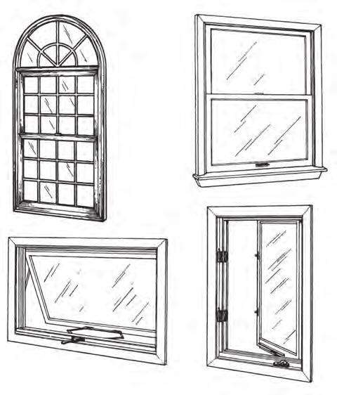 101 WOOD WINDOWS Dykes carries the finest windows from Andersen including 100 series, E series, and Silverline, Jeld-Wen, Lincoln, Marvin, and Integrity.