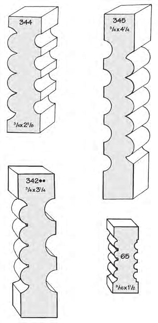 28 PILASTERS See Page 77 for Pilaster Caps, Floor
