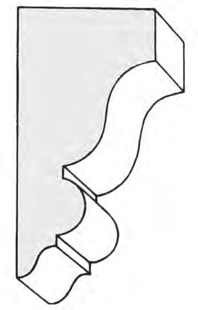 92 KLEER PVC MOULDINGS Drawings approximate size PVC RAMSHEAD 1 13 / 32 x 2 PVC 205 1 3 / 8