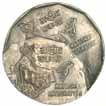 (3) 91* New Zealand, Elizabeth II, two cents, 1984, struck on a one