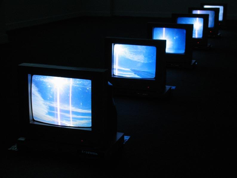 The series of 12 video sequences form a 12-minute presentation, which is then looped. Each individual video clip is 30-seconds long and is repeated twice to create the 12 minutes of video content.