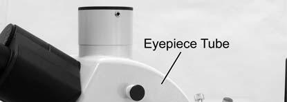 Eyepiece tube Loosen the eyepiece clamp screw. (Fig.1) Insert the dovetail adapter on the eyepiece tube (Fig.