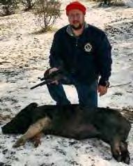 This tasty little meat hog fell to a Lyman 33889 HP at 1600 fps. I m going to start off with a personal favorite, the.338 GEF, a wildcat that I put together with the help of J. D.
