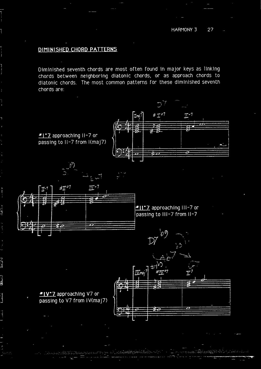 neighboring diatonic chords, or as approach chords to diatonic