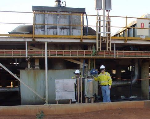 5. PILOT TESTS 5.1 PILOT INSTALLATION TS technology was successfully tested in November 2009 in the solvent extraction plant at the Lady Annie (LA) copper mine in Australia.
