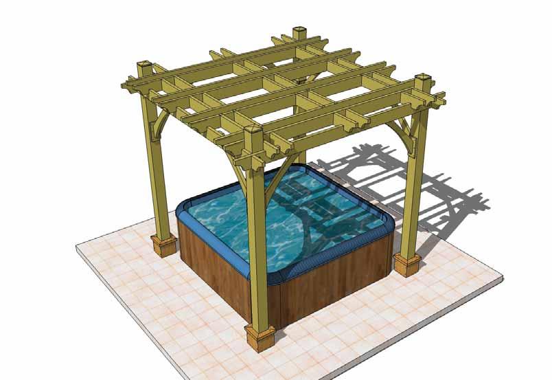 8x8 Spa Breeze Pergola Assembly Manual Outdoor Living Today Revision 3. Feb 18th/2015 Note: Post Mounting Hardware is NOT included in this kit.