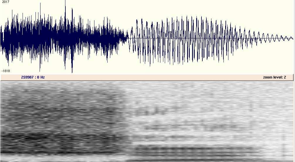 3.4. Sampling Problem Chapter 3. Crosspower Spectrum Phase Analysis Figure 3.4: Spectrogram and CSP derived from a fricative-vowel speech sequence.