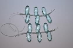 Faceted Oval Briolette 