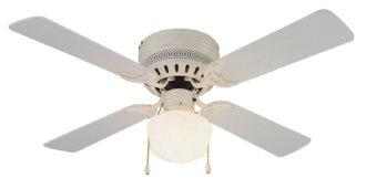 EFFICIENCY: 98 CFM/W Fairview hugger fan 156604 Polished brass with frosted glass Reversible blades in medium oak and