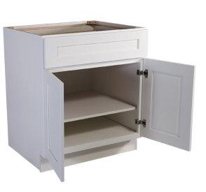Three drawer base cabinet 15" w x 34½" h x 24" d 561464 613265 3DB18 18" Three drawer base cabinet 18" w x