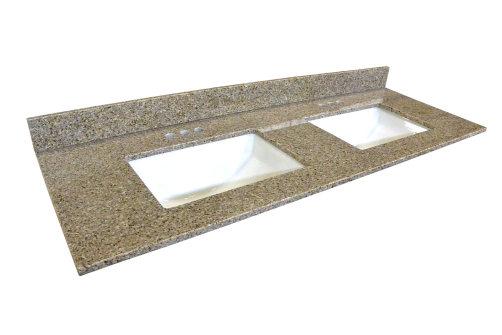 VANITY TOPS Granite Vanity Tops A Golden sand granite product # dimensions B A 563155 25"