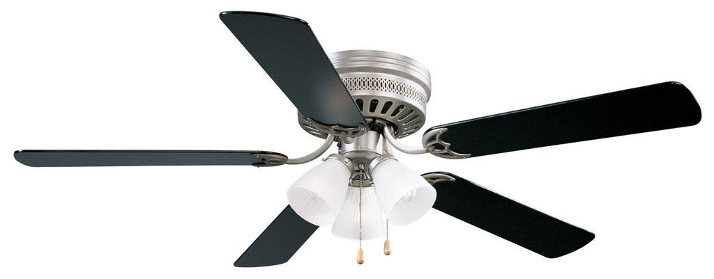 CEILING FANS Fairview Ceiling Fan Features & Benefits Downrod mounting for regular or sloped ceilings Light kit included Blade direction is reversible for summer and winter use Pull chain control for