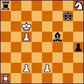8...Kc3 9.d6 Nf3 10.d7 Nd4+ 11.Kg5!! Nc6 12.Ne2+ B-Finish {Diagramme n.1: wkg5,ne2,d7,e 4; bkc3,nc6,c2,h 7 btm}.