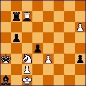Nxc1 Kxe4= and the same position as in the line a) without the black c2 pawn {Diagramme n.4: wkh6,nc1,nd8 ; bke4,ne5,h7 btm}. b2/ 13...Nxd4 14.d8Q! c1q 15.Qxd4+ draws easely for White. b3/ 13...Ne5 14.