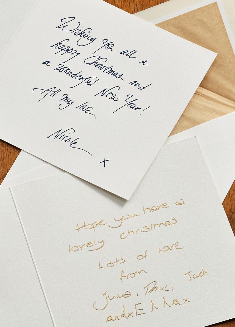 THAT PERSONAL TOUCH Add a handwritten message to