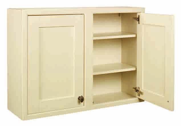 NEW ENGLAND CABINET SPECIFICATION New England Premium specification includes units supplied with solid backs (15mm on Base Units and 8mm on Wall Units).