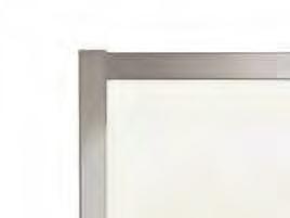 with integrated soft-close buffer Integrated concealed handle trim fitted 18mm cabinet with white interior/ exterior
