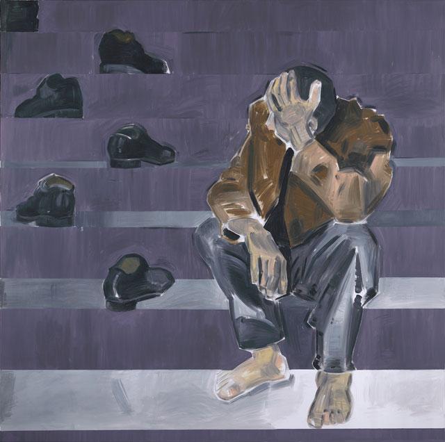 Apostolos Georgiou, Untitled (2009), acrylic on canvas, 150 x 150 cm (all images courtesy the artist) RC: How would you describe your development and what you re doing now?