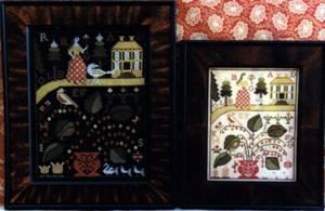 April's Sampler of the Month Ever since its publication in 2002, "Miss Lila's House" from Kathy Barrick/Carriage House