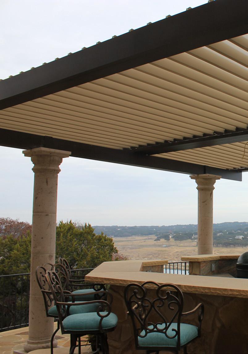 INTRODUCTION The Equinox Louvered Roof System is designed to be installed in an aluminum frame. All these sections are 1/8" thick extruded aluminum.
