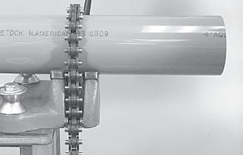 CHAIN-TYPE PIPE VISE SETUP 1. The APG tool is designed for field or shop use. Select a location for the tool by taking into consideration the following factors: 1a.