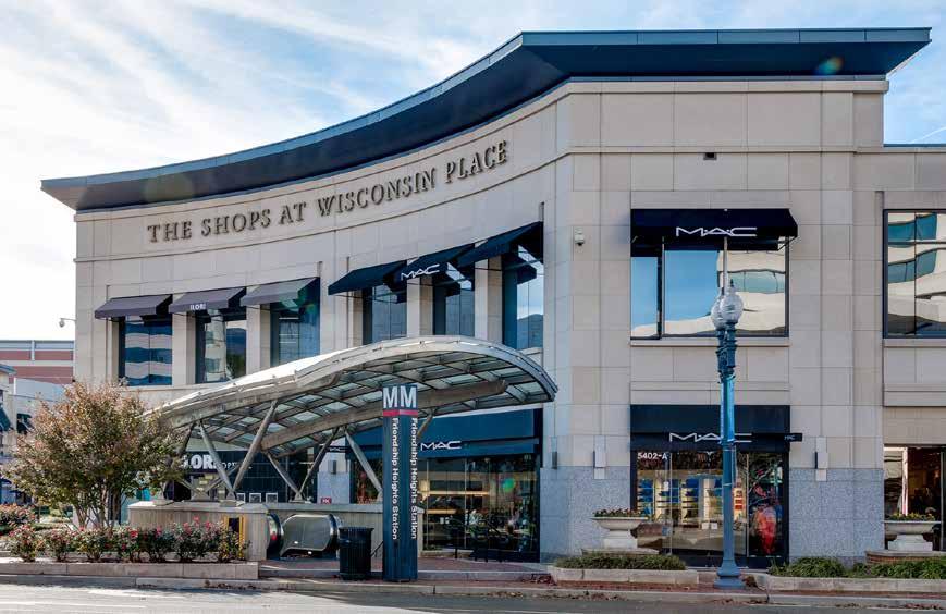 WASHINGTON, DC REGION SOMERSET HOUSE I, II, PARC (1 BLOCK NORTH) FRIENDSHIP HEIGHTS/ CHEVY CHASE Friendship Heights/ Chevy Chase is a regional retail destination; the 440,000 SF+ of shops and