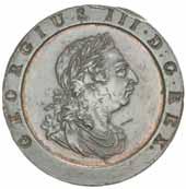 copper twopence, 1797 (S.3776).