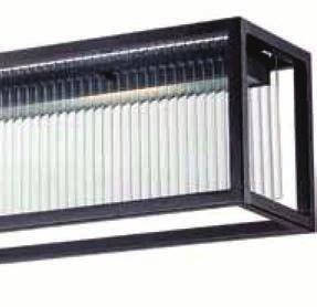 1/2", Wire 12' 62-109 Textured Black / Clear Ribbed Glass