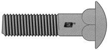 99 KIDB12MX50 Eliptical Danish bolts, Metric 12 x 50 mm. 50 6 99439 $49.99 O I : 1. These bolt packages all include serrated flange (whiz) nuts.