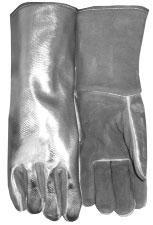50 G-19401 Gray Split Cowhide Safety Cuff, size Large. 9729 $3.