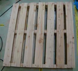 (a) (b) (c) 3.5 stringer deck Figure 1. Shapes of nail and pallet, (a) wooden and bamboo nail and (b) wooden pallet by using bamboo nails (c) nail strike position of the wooden pallet.