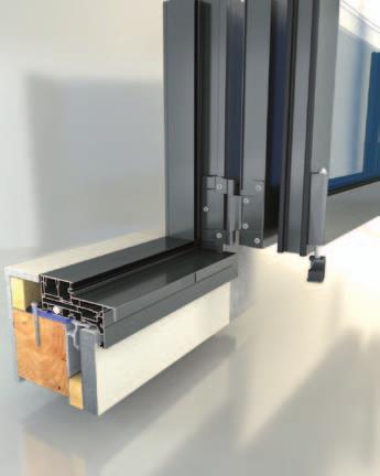 Mullions and Transoms A coupling bar is used for window overlights. (Recommended for standard bi-folds only.