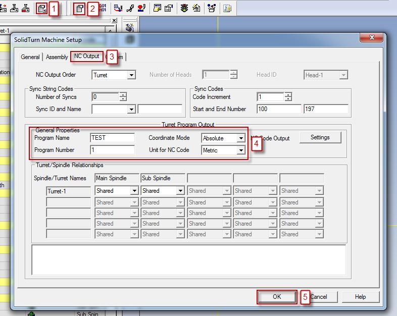 To open the Machine Setup, click on Common Machining and then on Setup: 4.2.