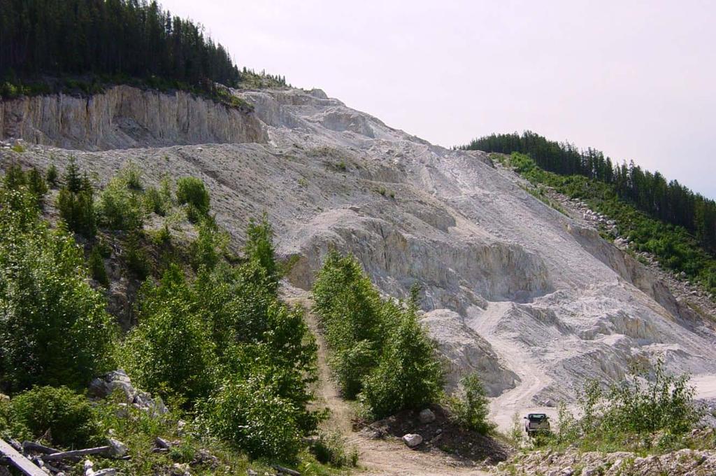 Moberly open pit looking