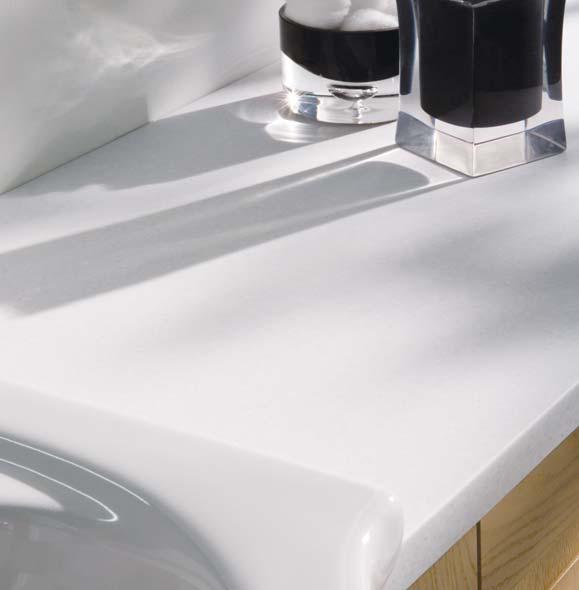 *Guarantee covers manufacturing, not installation. Staining maia, unlike marble and granite, will resist most household chemicals including alcohol and cosmetics.