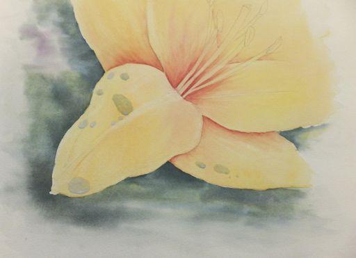 Raindrops Make sure the picture is dry and mask off the shape of the raindrops with masking fluid.