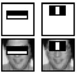 Figure 4: Haar-like features used for face detection (figure source: [4]) Figure 5: Haar-like features used for car detection (figure source: [4]) 3.