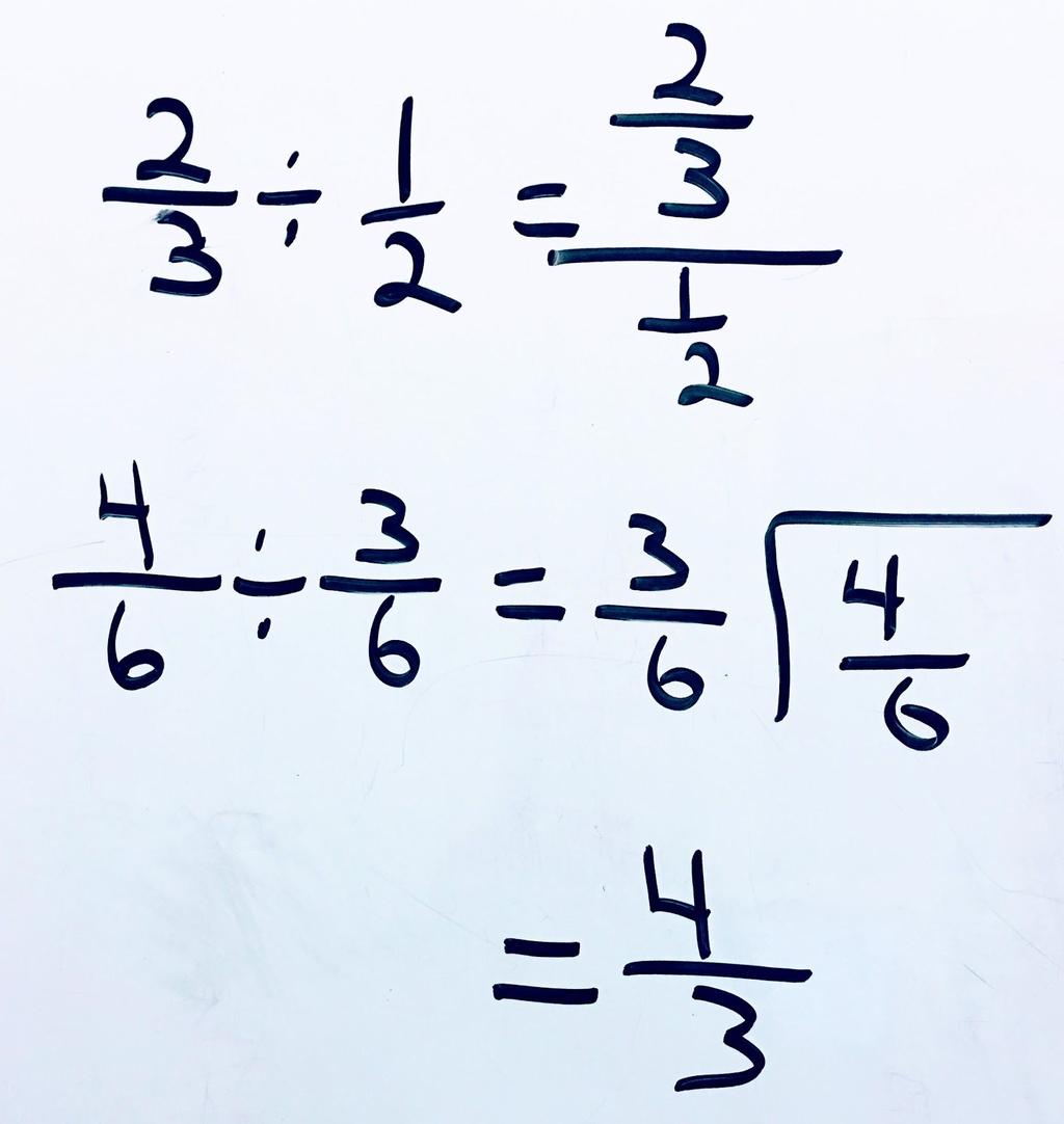 be/7twklvxfb8s The shortcut when dividing fractions is to Flip, then Multiply. This means invert the second fraction, then multiply the two fractions normally.