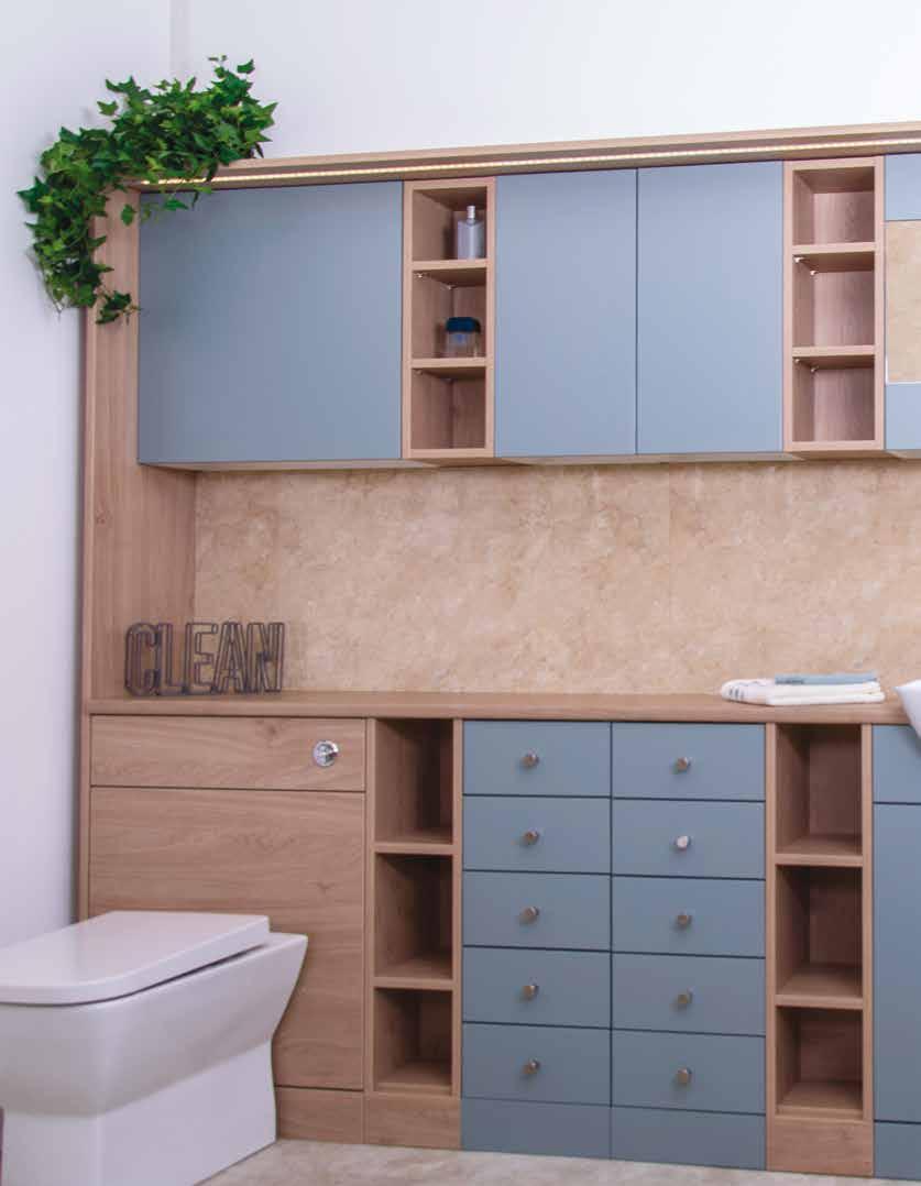 BATHROOM FURNITURE PERLA INTEGRA FULLY FITTED AND FREESTANDING FURNITURE The Perla family of bathroom products are manufactured in the UK to the highest quality standards.