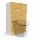 CABINET AVAILABILITY WC BASE CABINETS - Removable front panels, integral plinth, available in slimline depth.