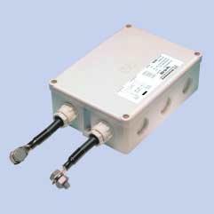 Coupling of earthing installations FSV 20 The spark gap and highpower zinc oxide varistor in parallel provide potential equalisation, this prevents flashovers in the electronics.