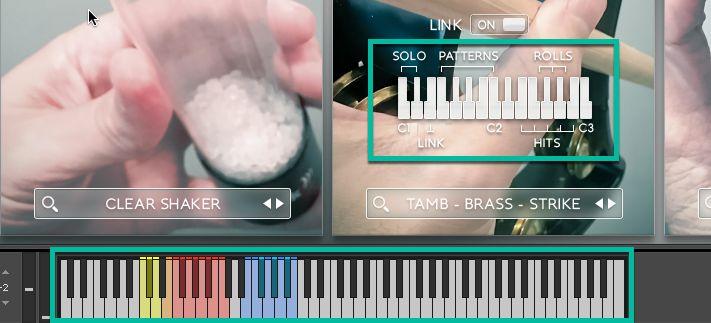 KEY MAPPING Shimmer Shake Strike has been designed to provide extra flexibility in the triggering of percussion patterns.
