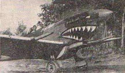 The squadron motif appeared in black, white and red on the nose of the Spitfires and a black and white ace of spades on the rudder, with code letters in white or in pale grey. A wing L.E.
