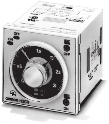 Timers Broad Line-up of H3CR Series H3CR H3CR-A H3CR-F H3CR-G H3CR-H Mulifuncional Timer Twin Timer Sar-dela Timer OFF-delay Timer H3CR-A H3CR-AS H3CR-AP H3CR-A8 H3CR-A8S H3CR-A8E 11-pin