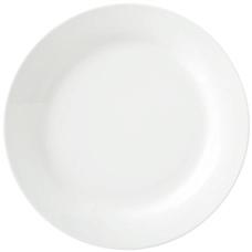 WHITE AND BANDED DINNERWARE Donna Senior Enhanced with discrete functional aids