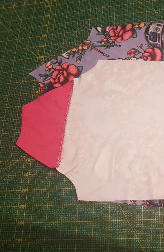 Then you sew the shoulder seam.